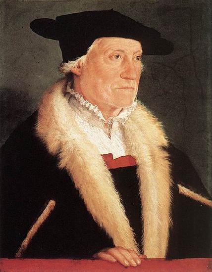 Christoph Amberger Portrait of the Cosmographer Sebastien Menster France oil painting art